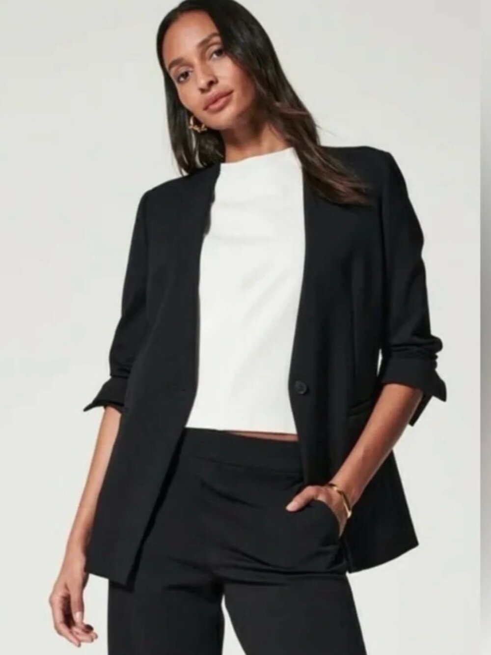 SPANX Black Blazer - M